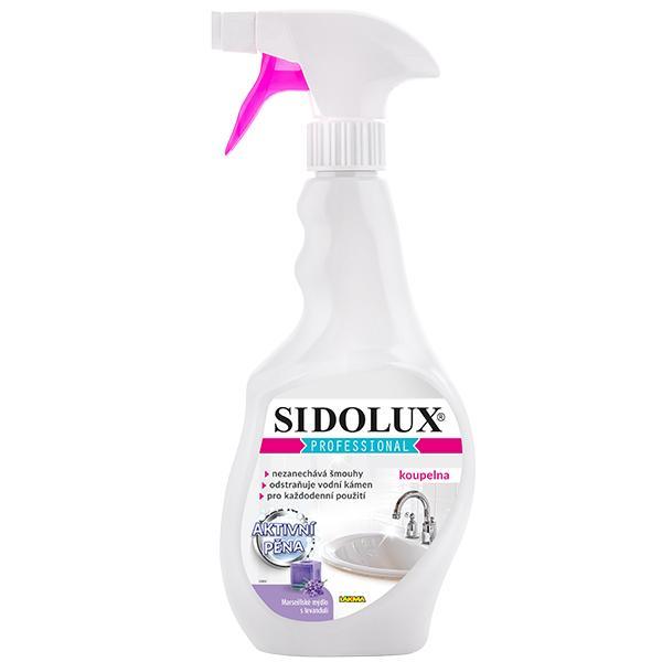 Sidolux Professional aktívna pena na kúpeľne Marseillské mydlo s levanduľou 500ml Sidolux Professional aktívna pena na kúpeľne Marseillské mydlo s levanduľou 500ml