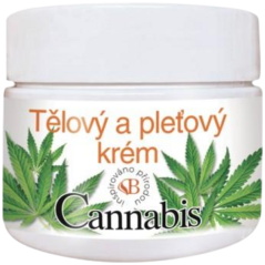 Telový a pleťový krém CANNABIS 260 ml