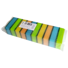 Houbička na nádobí ECONOMY mix barev 10ks