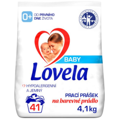 Lovela na barevné prací prášek pro miminka, 41 praní, 4,1 kg