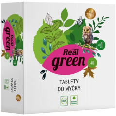 Real Green Clean tablety do umývačky, 40 ks
