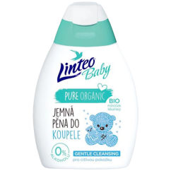 Linteo Baby Pure Organic jemná pena do kúpeľa, 250 ml