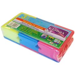 Houbička frézovaná mix barev 3ks