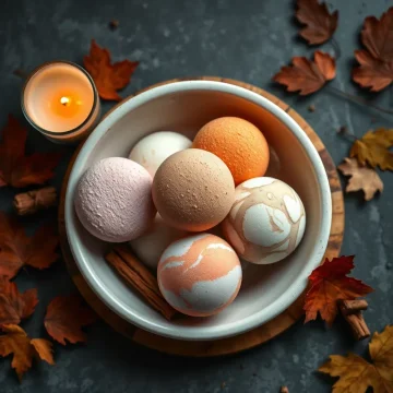 Domácí šumivé bomby do koupele: Podzimní relaxace plná vůní a barev ve vaně i sprcháči!