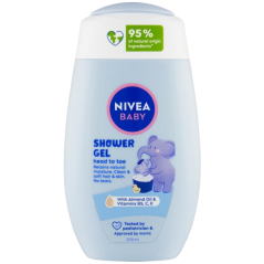 Nivea Baby sprchový gel pro celé tělo a vlásky, 200 ml