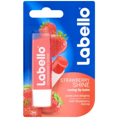 Labello Strawberry Shine jahodový balzám na rty, 4,8 g
