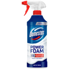 Domestos penový čistič toaliet a kúpeľní Power Foam Arctic Fresh, 435 ml