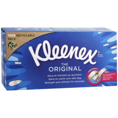 Kleenex Original 3vrstvé papierové vreckovky v krabičke, 72 ks