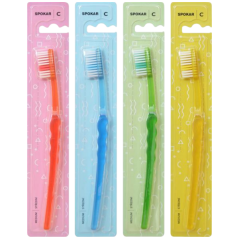 Spokar 3416 Clinic zubní kartáček, středně měkký