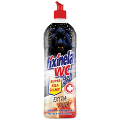 Fixinela Extra Wc gel síla šelmy, WC čistič, 750 ml