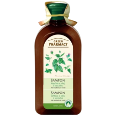 Green Pharmacy šampon pro normální vlasy s kopřivou a lopuchem 350 ml