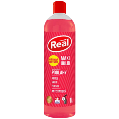 Real Maxi Úklid s kvetinovou parfemáciou čistič na podlahy nerez, sklo, plasty, antistatický, 1 l