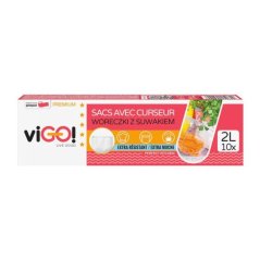 viGO! Sáčky uzatvárateľné s pojazdom 2l 10ks