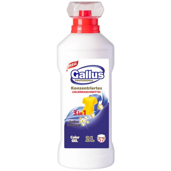 Gallus prací gel Color, 57 dávek, 2 l