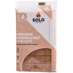 Solo přírodní podpalovač tabulka, 32 podpalů