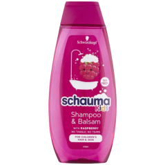 Schauma šampon a balzám Kids s extraktem z maliny, 400 ml