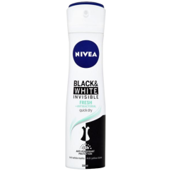 Nivea Black & White Invisible Fresh antiperspirant, 150 ml