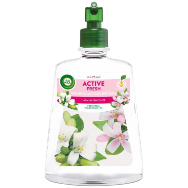 Air Wick Active Fresh náplň do difuzéru, jasmínové květy 228 ml