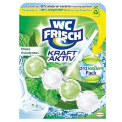 WC Frisch aktívne guličky do toaletnej misy Aktiv Minze Eukalyptus 50g