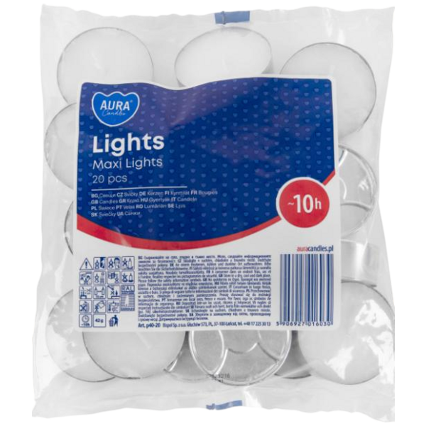 Bispol čajové svíčky Maxi Lights 30 ks Bispol čajové svíčky Maxi Lights 30 ks