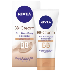 Nivea Essentials OF 15 denný BB krém tmavší odtieň, 50 ml