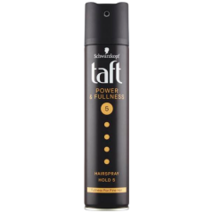 Taft Power & Fullness, lak na vlasy mega silná fixace (síla 5) 250 ml