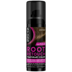 Syoss Root Retouch sprej pre dočasné zakrytie odrastov Tmavohnedý 120 ml