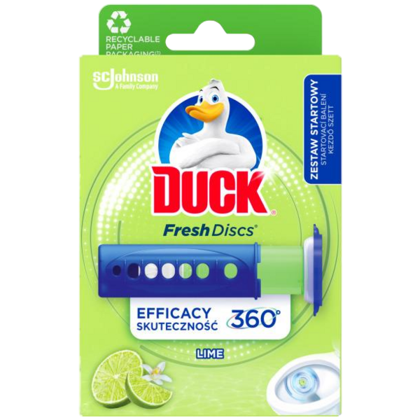 Duck WC blok Fresh Discs Limetka, 36 ml