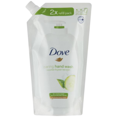 Dove tekuté mýdlo Okurka a Zelený čaj, náplň, 500 ml