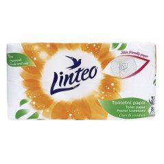 Linteo toaletný papier 3vr 8 rolí