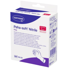 Peha-Soft nitrilové rukavice bez latexu, veľkosť L, 10 ks