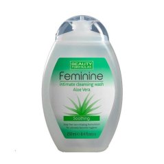 Beauty Formulas dámsky intimný mycí gél Aloe Vera 250ml
