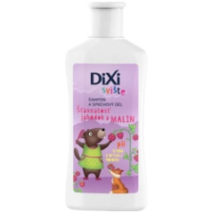 Dixi Sviště šampon a sprchový gel jahoda malina 100 ml