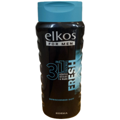 ELKOS spr.gel Men 3v1 Fresh Erfrischender Duft 400ml
