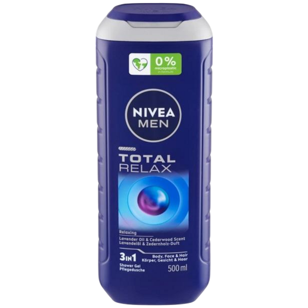 Nivea Men Total Relax 3v1 sprchový gel pro muže 500 ml