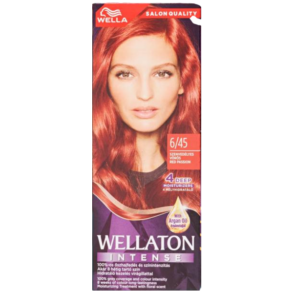 Wella barva na vlasy Wellaton Intense 6/45 Red Passion, 110 ml