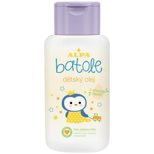 Alpa Batole dětský olej s olivovým olejem, 200 ml
