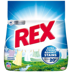 REX prací prášek Amazonia Freshness 20 praní, 1,1kg