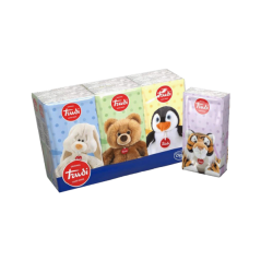 Clean Paper Vreckovky Trudi 4-vrstvé s potlačou, fólia 6 ks