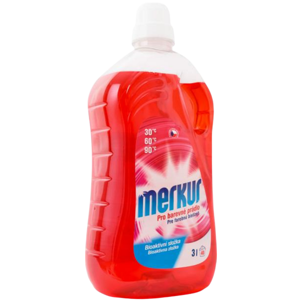 Merkur prací gel na barevné prádlo 60 praní, 3 l Merkur prací gel na barevné prádlo 60 praní, 3 l