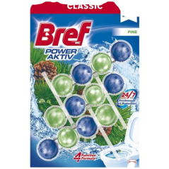 Bref WC blok Power Aktiv Pine, 3× 50 g
