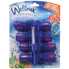 Wellnax WC záveska 4x50g farbiaca - Orange