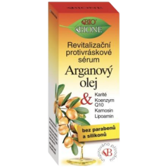 Revitalizačné protivráskové sérum ARGANOVÝ OLEJ + KARITÉ 40 ml