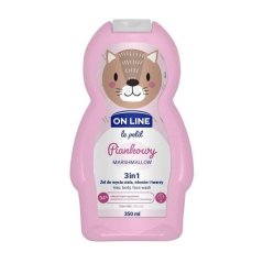 On line le petit 3v1 šampon, mycí a sprchový gel Marshmallow 350 ml