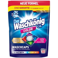 WaschKönig kapsle na praní Active Proteine 5v1 Color 32ks