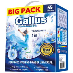 Gallus prací prášok Universal Box, 55 dávok, 3,05 kg