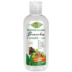 BIONKA CANNABIS + CBD bylinné mazání 100 ml