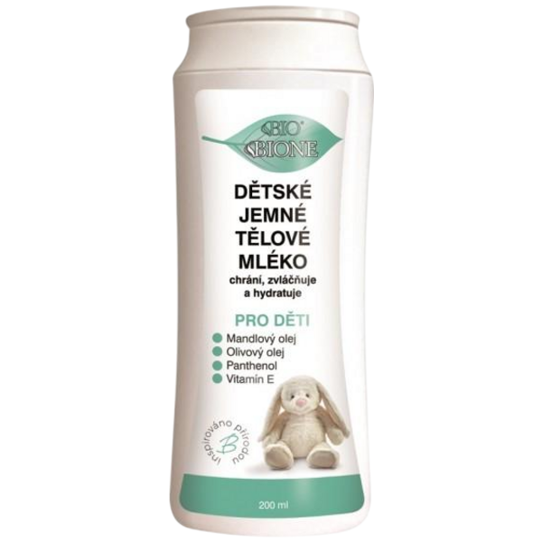 Bione Cosmetics Dětské extra jemné krémové tělové mléko 200 ml Bione Cosmetics Dětské extra jemné krémové tělové mléko 200 ml