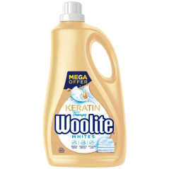 Woolite Keratin Therapy Whites prací gel, 3,6 l, 60 dávek