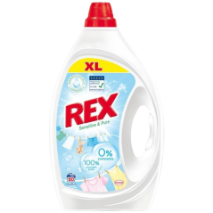 REX prací gél Sensitive & Pure 50 praní, 2,25L
